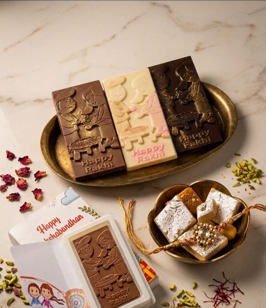 Personalised “Happy Rakhi” Bars