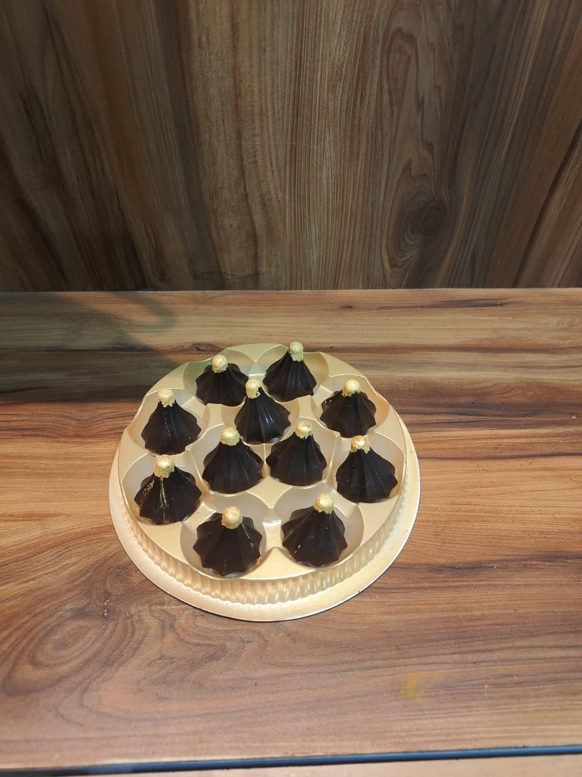 Regular chocolate modaks from The Choco Fix