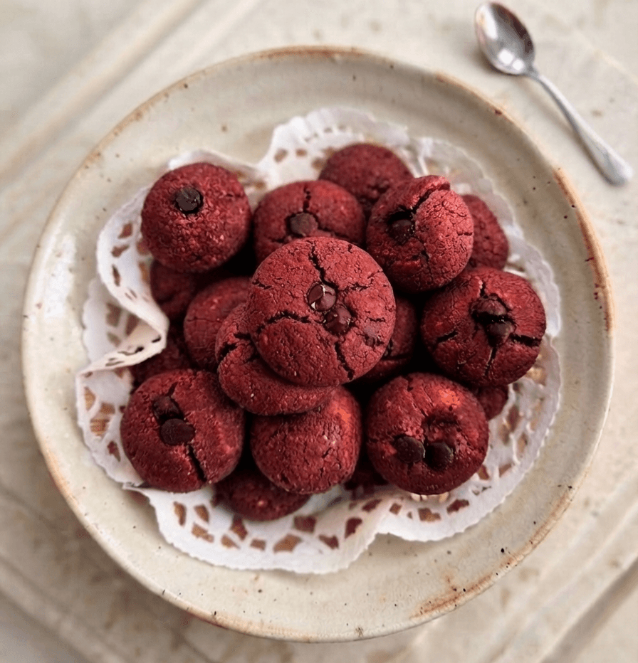 Red-velvet Millet Cookies